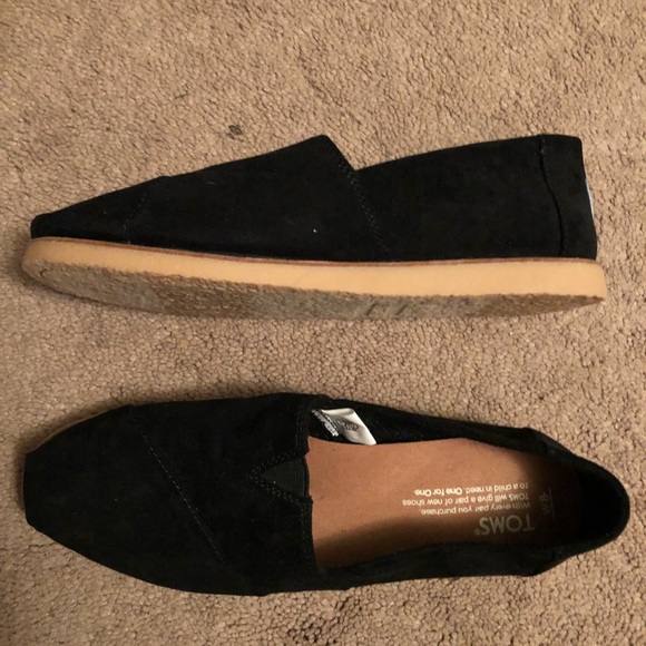 all black toms womens